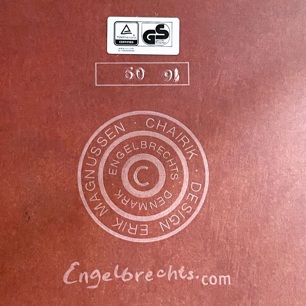 エンゲルブレヒト Engelbrechts チャリック CHAIRIK 101 ダイニングチェア スタッキング 4本脚 シナモン 未使用品 デンマーク B ■