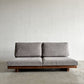 マスターウォール MASTERWAL デニッシュ DANISH SOFA 2シーターソファ 2人掛け W160cm ウォールナット無垢材 ファブリック 新品替えカバー付 合計定価￥509,300- 〓