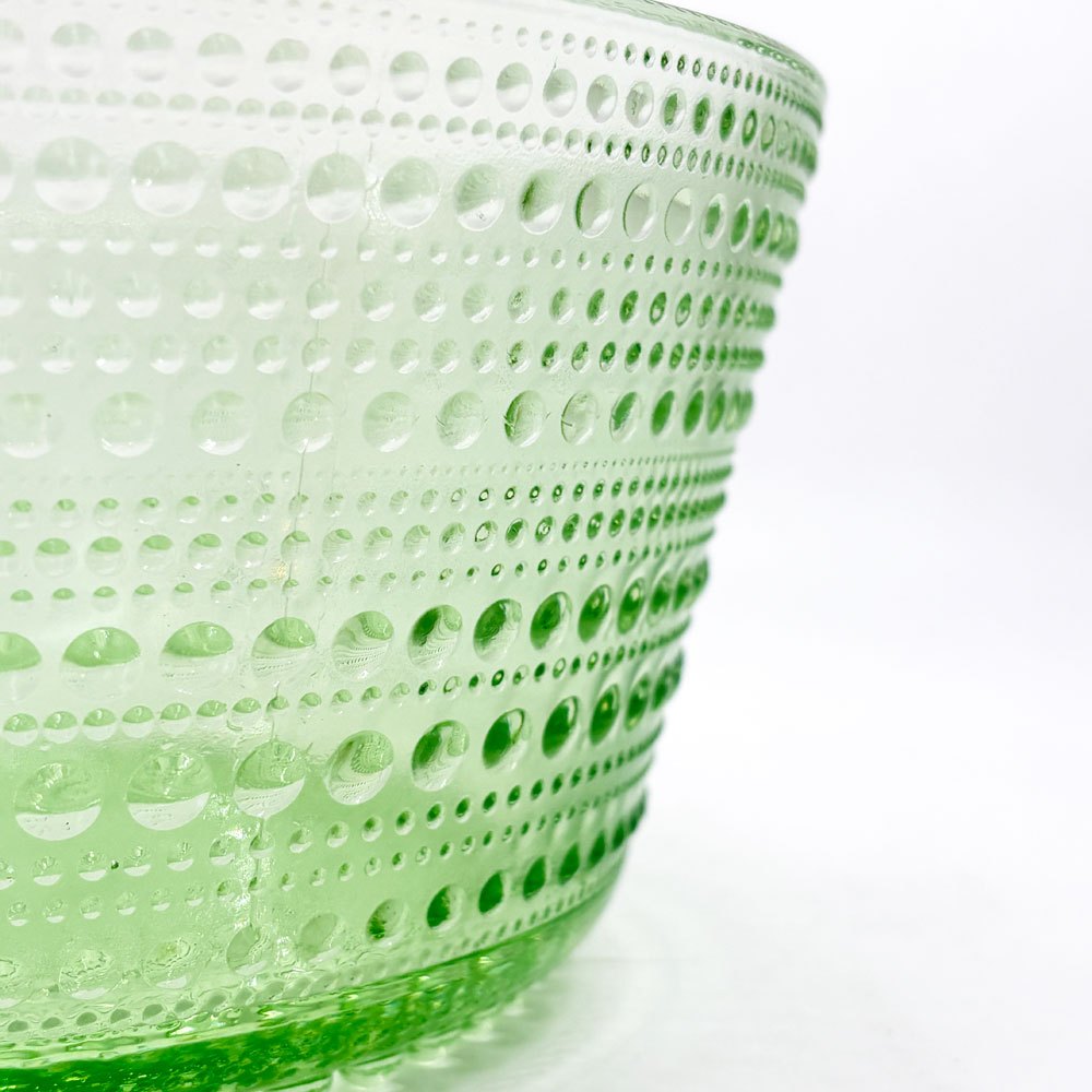 イッタラ iittala カステヘルミ Kastehelmi サービングボウル 20cm アップルグリーン 北欧食器 廃番カラー ●
