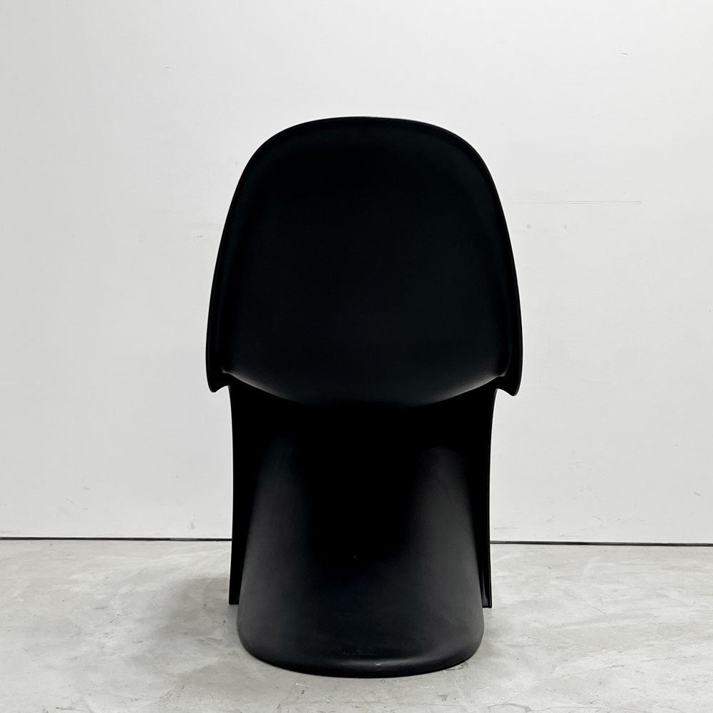 ヴィトラ vitra パントンチェア ダイニングチェア スタッキングチェア ディープブラック ヴェルナー・パントン Panton ミッドセンチュリー スペースエイジ B ●