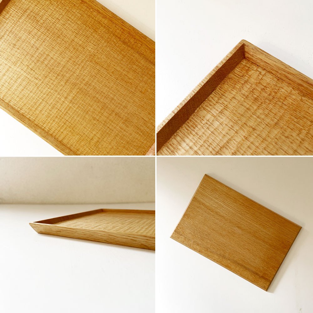 富井貴志 Takashi Tomii シキモノ shikimono 木製トレイ Mサイズ 20×30cm ナラ材 プレート 盆 木工 現代作家 定価￥11,550- B ◎