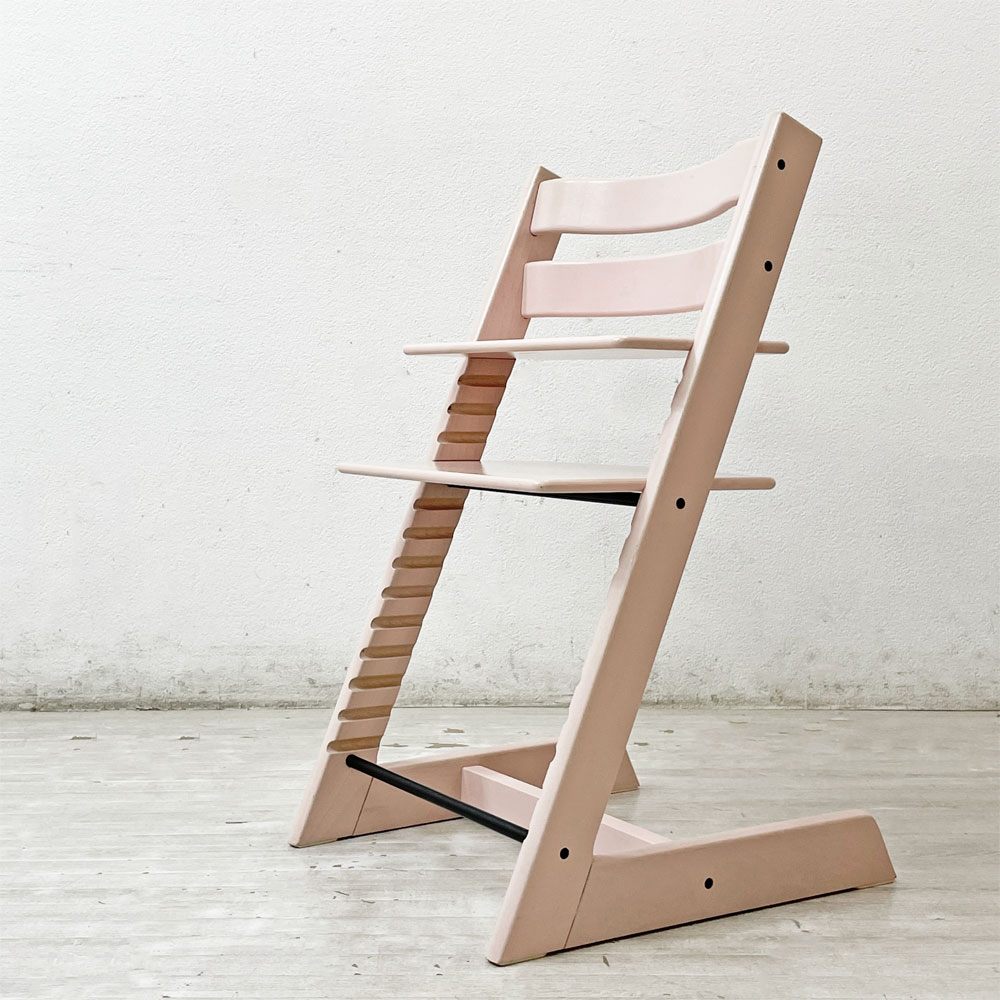 ストッケ STOKKE トリップトラップ TRIPP TRAPP ベビーチェア キッズチェア S/N5～ セレーヌピンク ノルウェー 北欧家具 ●