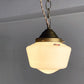 ストックマン STOCKMAN スクールハウス 7 ランプ Schoolhouse 7 Lamp ペンダントライト チェーン仕様 ミルクガラス 乳白 真鍮 定価￥53,900- ■
