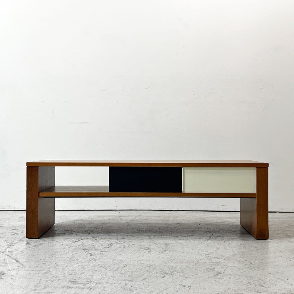 ケーススタディショップ case study shop テレビボード AVボード センターテーブル W120cm スライド扉 ミッドンセンチュリーデザイン ●