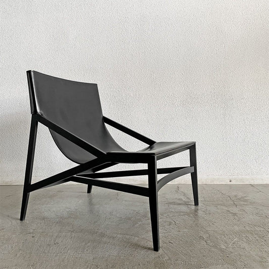 カッシーナ Cassina グランドツアー Grand Tour ピロッタ 470 PILOTTA ラウンジチェア レザーシート ブラック ロドルフォ・ドルドーニ 参考価格33万円 廃番 B 〓