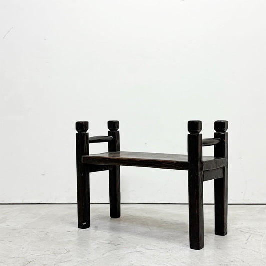 イーストウィンド EAST WIND ミニシェルフ プランター台 花台 木製 アジアン家具 ダークブラウン ●