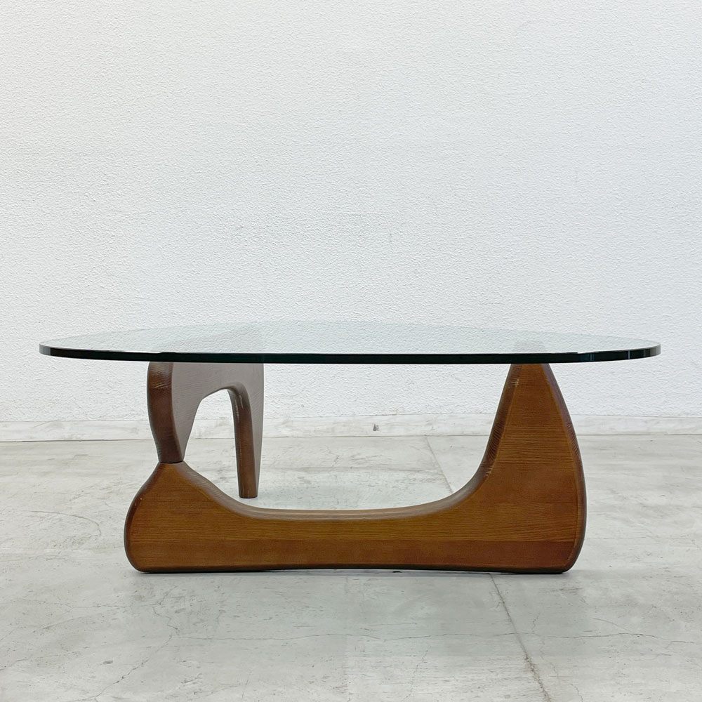 イサムノグチ Isamu Noguchi コーヒーテーブル Coffee Table リプロダクト品 ガラス天板厚1.5mm 名作 デザイナーズ家具 〓