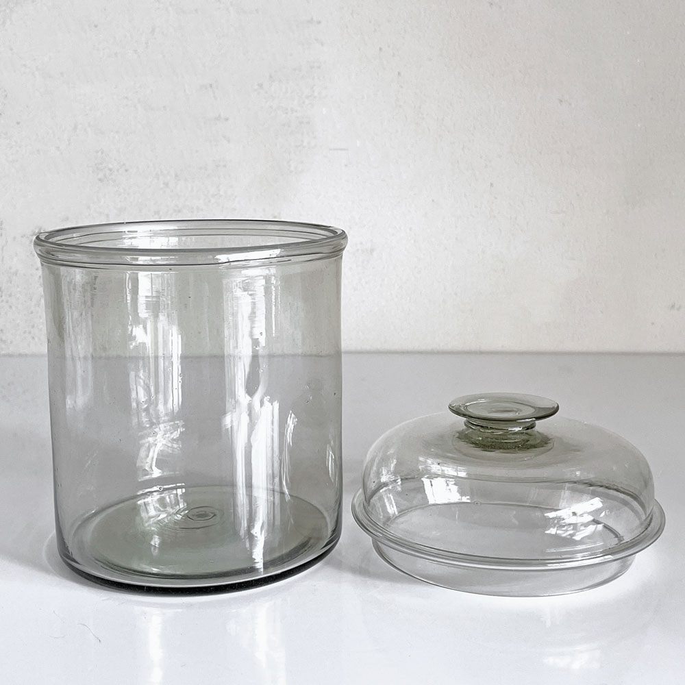 ピーターアイビー PETER IVY ピクルスジャー Pickles Jar ショート Short ガラス φ9 x 14 cm 流動研究所 現代作家 ■