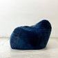 ルージー LOOSY ハグミー HUGME 1人掛けビーズソファ コーデュロイ カバーリング 軽量 ネイビー色 Navy 定価￥39,900- ●