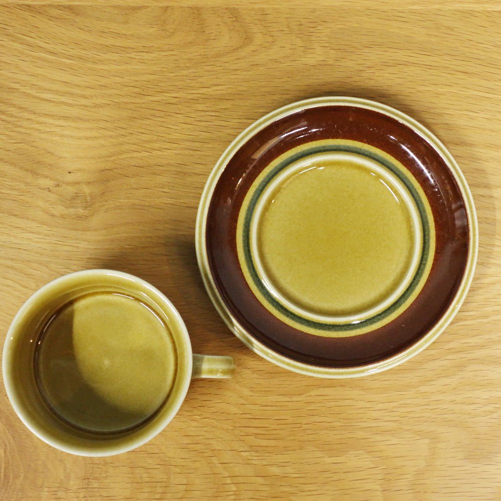 アラビア ARABIA オッソ OTSO ティーカップ＆ソーサー ビンテージ フィンランド 北欧食器 ◎