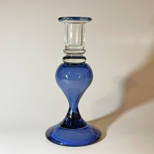 舩木倭帆 フナキシズホ キャンドルホルダー 手吹きガラス ガラス工芸 ガラス作家 クロワッサン ★