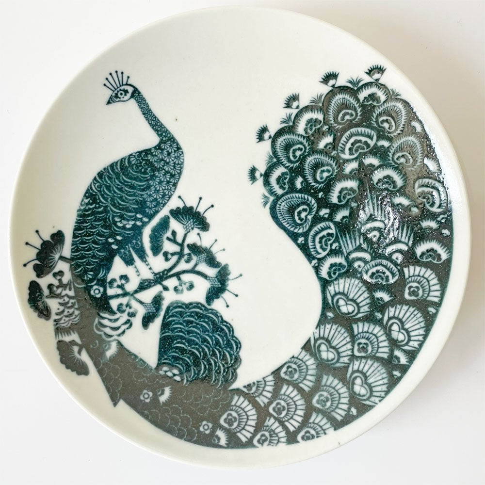 スコープ scope 六寸皿 印判鳥獣五画 5枚組 18cm クラウス・ハーパニエミ 東屋 ★