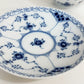 ロイヤルコペンハーゲン ROYAL COPENHAGEN ブルーフルーテッド ハーフレース ティーカップ＆ソーサー 北欧食器 E ◎