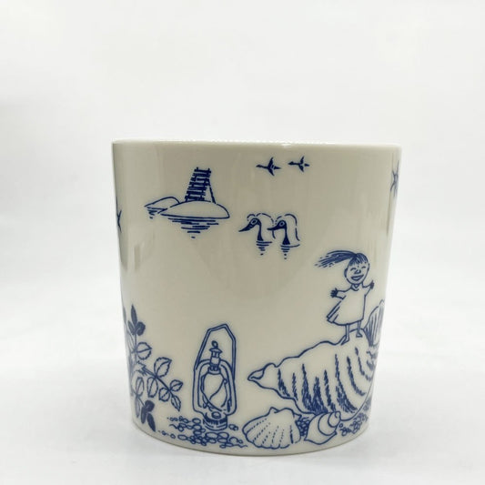 アラビア ARABIA ムーミンマグ MOOMIN シーブリーズ Sea breeze アラビア150周年記念 2023年 フィンランド 北欧食器 箱付き ●