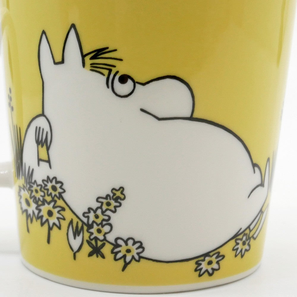アラビア ARABIA ムーミンマグ MOOMIN スノークのお嬢さん フローレン イエロー 廃番 フィンランド 北欧食器 ●