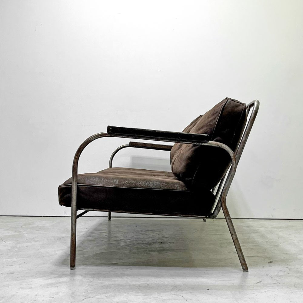 ジャーナルスタンダードファニチャー j.s.F ラバルセクショナルソファ LAVAL SECTIONAL SOFA 2Pソファ レザー ソファ スチール 工業系 ●