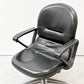 内田洋行 UCHIDA コアチェア CORE CHAIR デスクチェア オフィスチェア ブラックレザー キャスター付 説明書付 ●