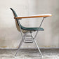 ハーマンミラー Herman Miller サイドシェルチェア セカンド 2nd ビンテージ アプホルスター スクールベース 肘掛けテーブル付 イームズ ミッドセンチュリー B ■