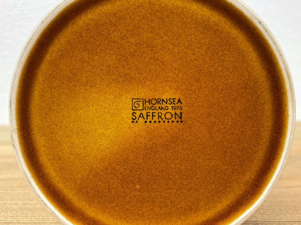 ホーンジー HORNSEA サフラン SAFFRON ティーポット 英国 UKビンテージ ●