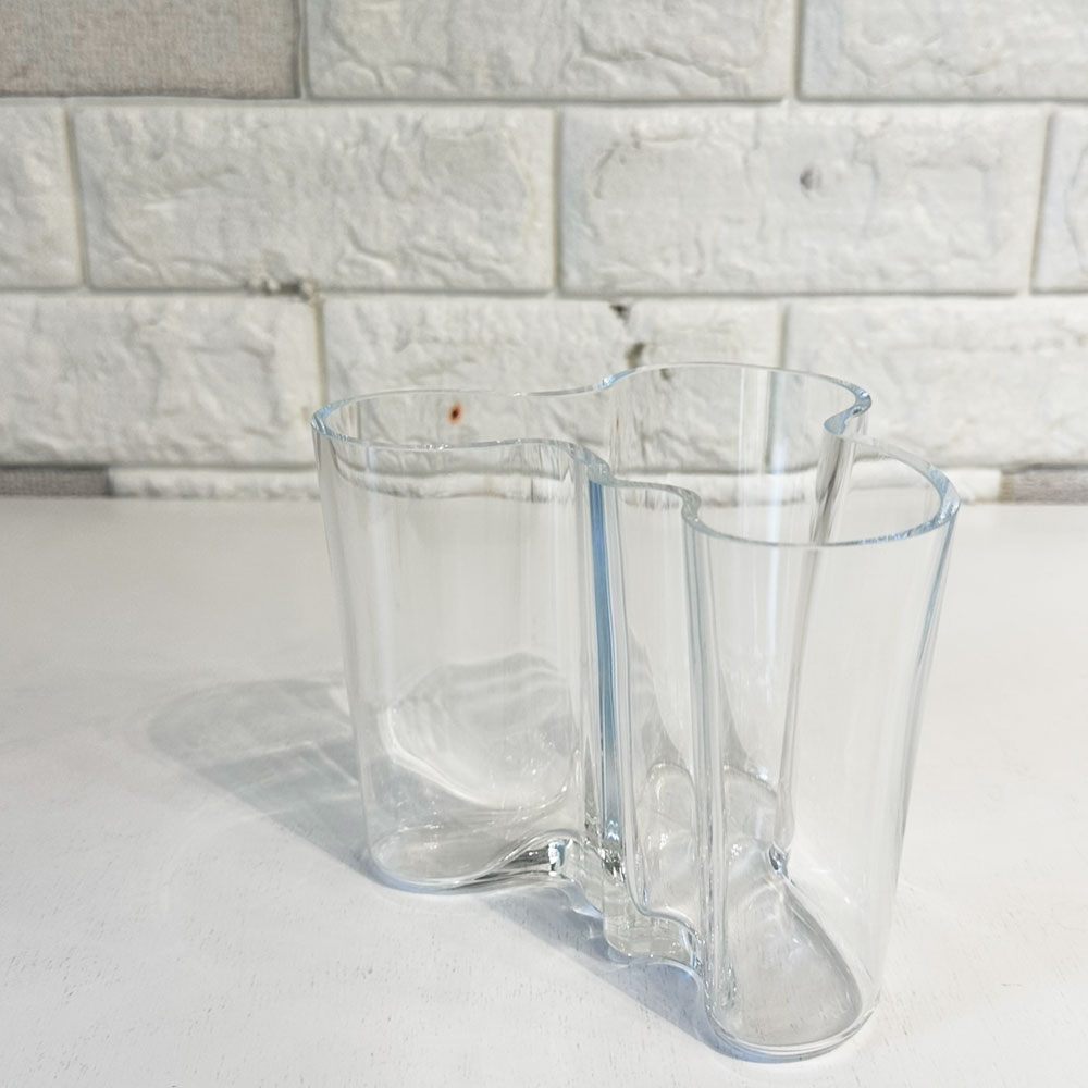 イッタラ iittala アルヴァ・アアルトコレクション Alvar Aalto Collection ベース H120mm クリア 北欧雑貨 ◎