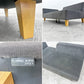 フランネルソファ FLANNEL SOFA ピヴォ PIVO ONE ARM SOFA 片アームソファ  2.5人掛け ファブリック グレー系 モダンデザイン 〓