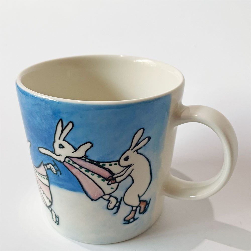 アラビア ARABIA Scope別注 ヘルヤ コレクション 2024 Helja Collection バニーマグ Hooray うさぎ マグカップ 300ml 北欧食器 ★