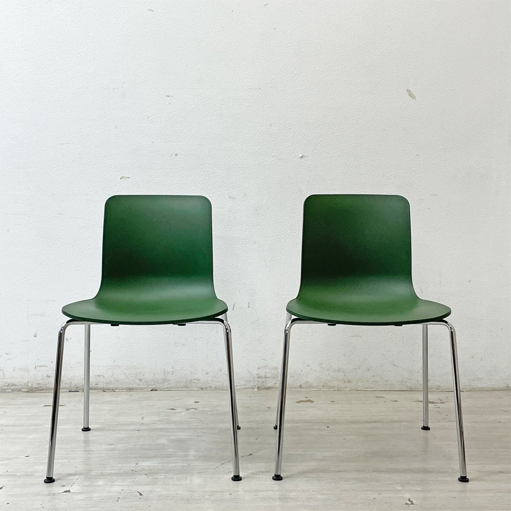 ヴィトラ vitra ハルチューブ HAL Tube サイドチェア ダイニングチェア スタッカブル ジャスパー・モリソン 2脚セット A ●