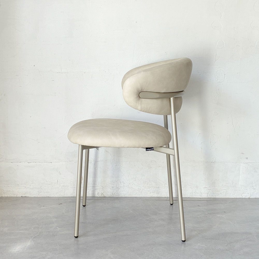カリガリス Calligaris オレアンドロ OLEANDRO ダイニングチェア PVC張り 合成皮革 イタリア製 2025年製 美品 B ★