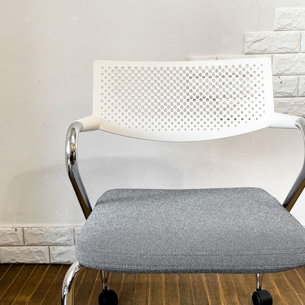 ヴィトラ vitra ビザロール Visaroll デスクチェア ミーティングチェア キャスターベース スタッキング アントニオ・チッテリオ ◎