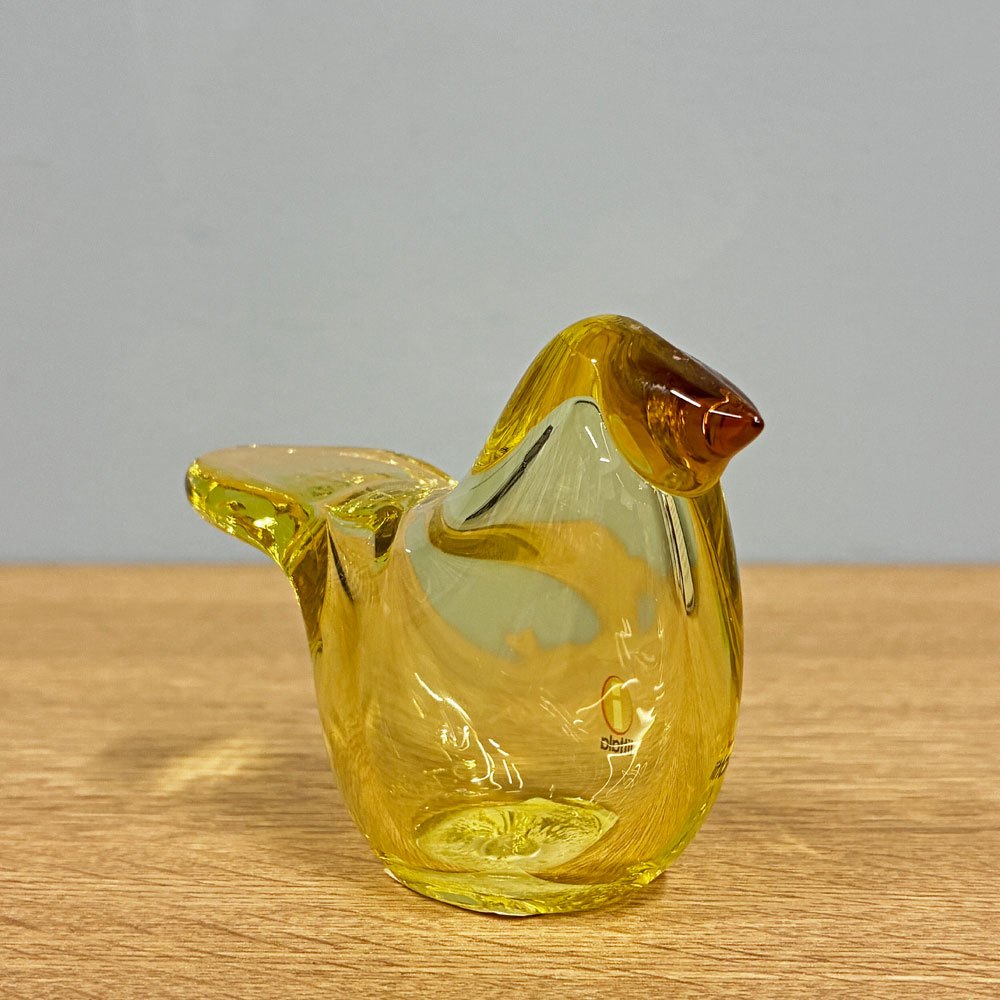 イッタラ iittala バーズバイトイッカ Birds by Toikka シエッポ Sieppo レモン×コッパー 箱付き オイバ・トイッカ イッタラバード 定価￥41,800- ◎