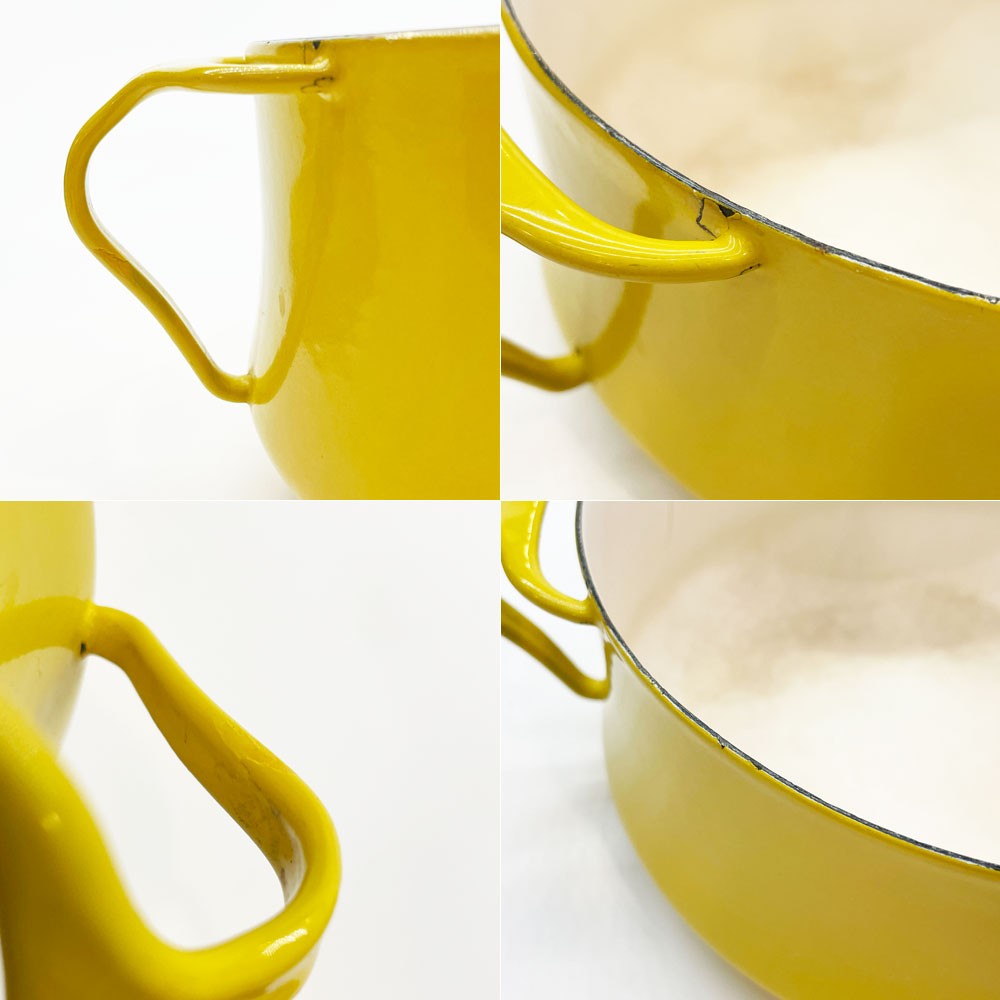 ダンスク DANSK コベンスタイル koben style ホーロー 両手鍋 Φ20cm イエロー 琺瑯 イェンス・クイストゴー Jens Quistgaard  ビンテージ ★