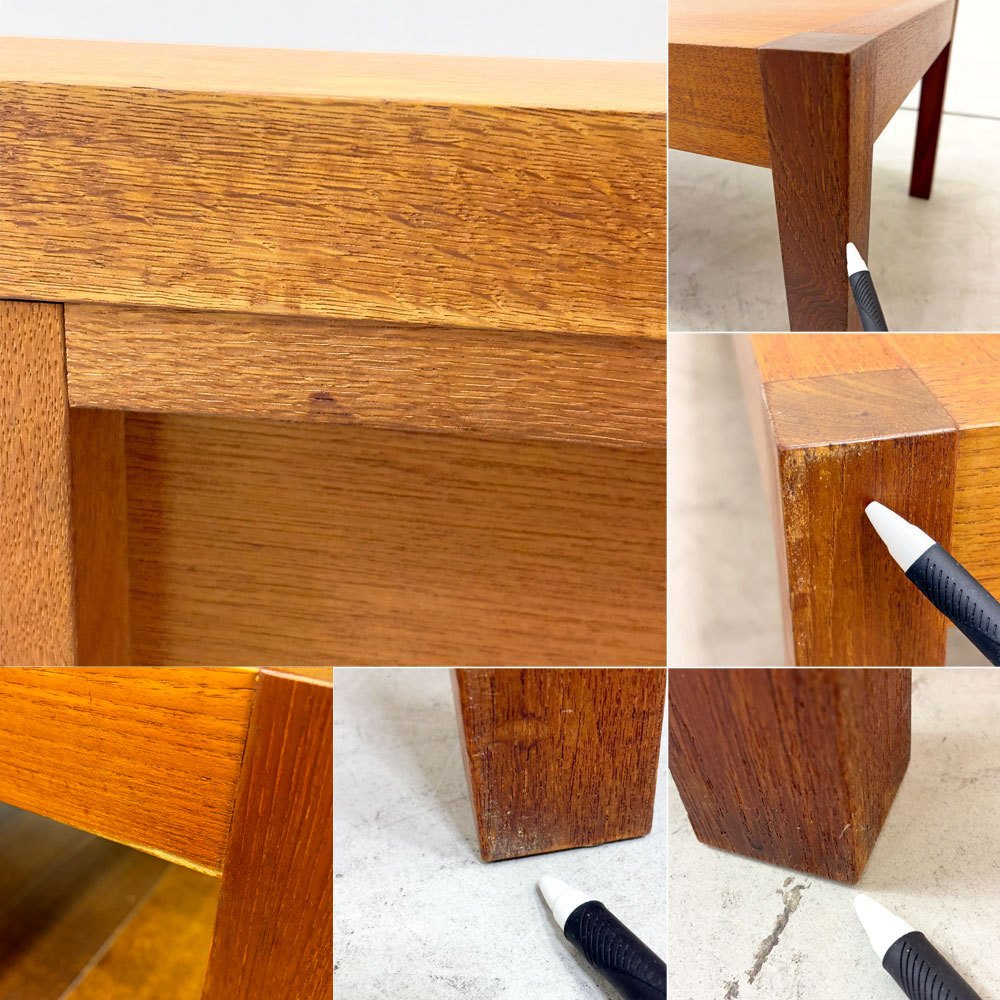 ジャクソンファニチャー Jackson Furniture チーク材 ビンテージローテーブル コーヒーテーブル 長方形 アメリカ ●