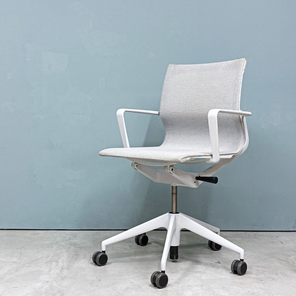 ヴィトラ vitra フィジックス Physix デスクチェア ソフトグレーフレーム トリオニット 07シルバーグレー アルベルト・メダ ◎