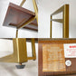 ダッチボーン DUTCH BONE クラスシェルフ Class shelf  ヘリンボーン オープンシェルフ アカシア材 ダークウッド 真鍮 アジャスター付き ビンテージスタイル  オランダ 参考価格￥200.000- ★