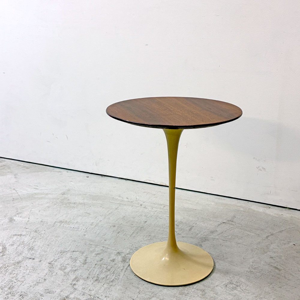 ノル Knoll ビンテージ チューリップ サイドテーブル ウッド天板 エーロ・サーリネン Eero Saarinen ノール ミッドセンチュリー 参考定価￥276,100-●