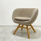 モモナチュラル Momo Natural モールドラウンドチェア MOLD ROUND M-ROUND CHAIR SO ダイニングチェア アルダー材 カバーリング 回転式 定価￥45,000- A ●
