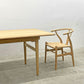 カールハンセン&サン Carl Hansen&Son CH327 ダイニングテーブル オーク材 ホワイトオイルフィニッシュ W190cm ハンス J. ウェグナー 現状品 〓