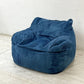 ルージー LOOSY ハグミー HUGME 1人掛けビーズソファ コーデュロイ カバーリング 軽量 ネイビー色 Navy 定価￥39,900- ●