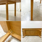 無印良品 MUJI リアルファニチャー REAL FURNITURE ダイニングテーブル オーク無垢集成材 シンプル ナチュラルテイスト W220cm ●