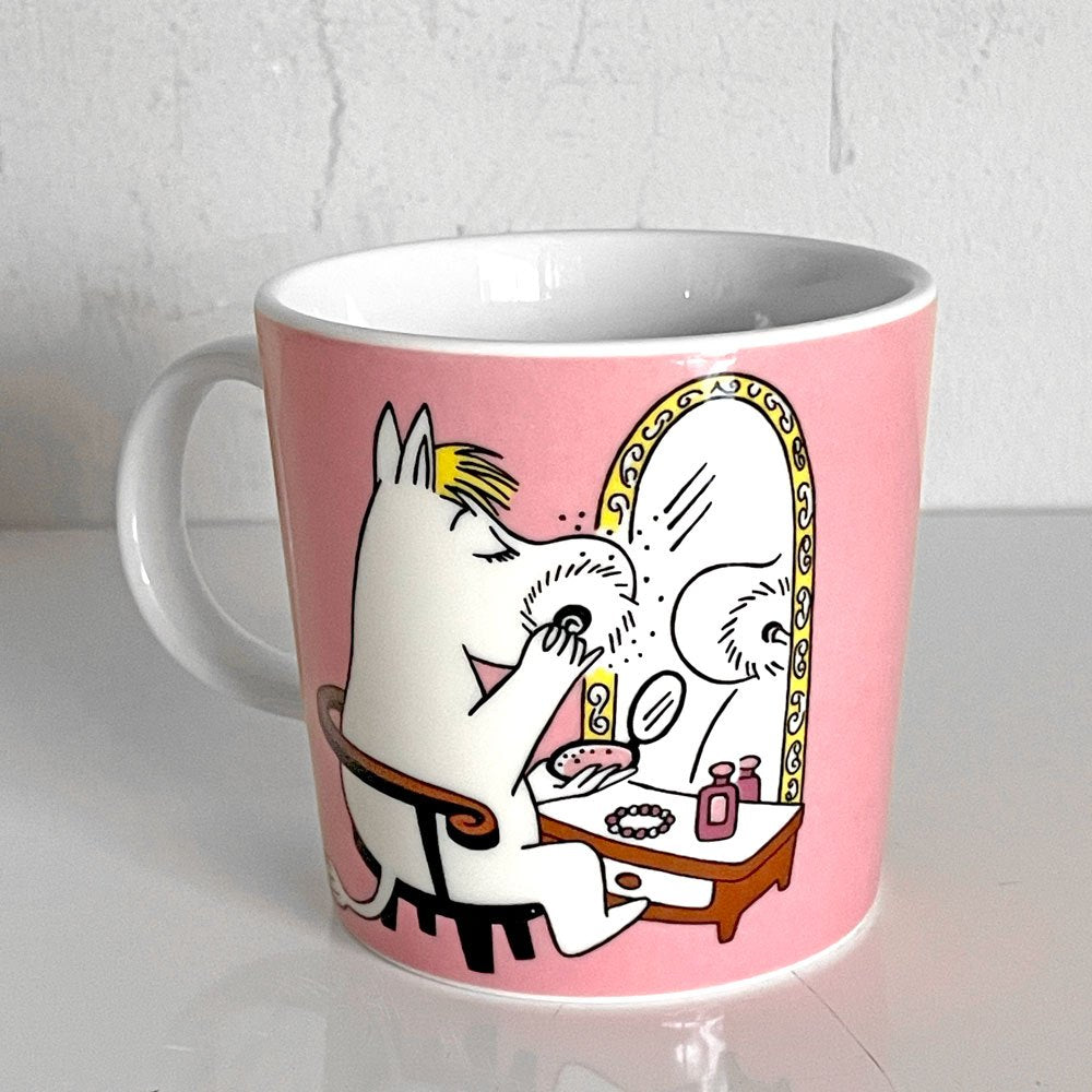 アラビア ARABIA ムーミンマグ MOOMIN スノークのおじょうさん ピンク 2013-2019年 トーベ・ヤンソン フィンランド 北欧食器 ■