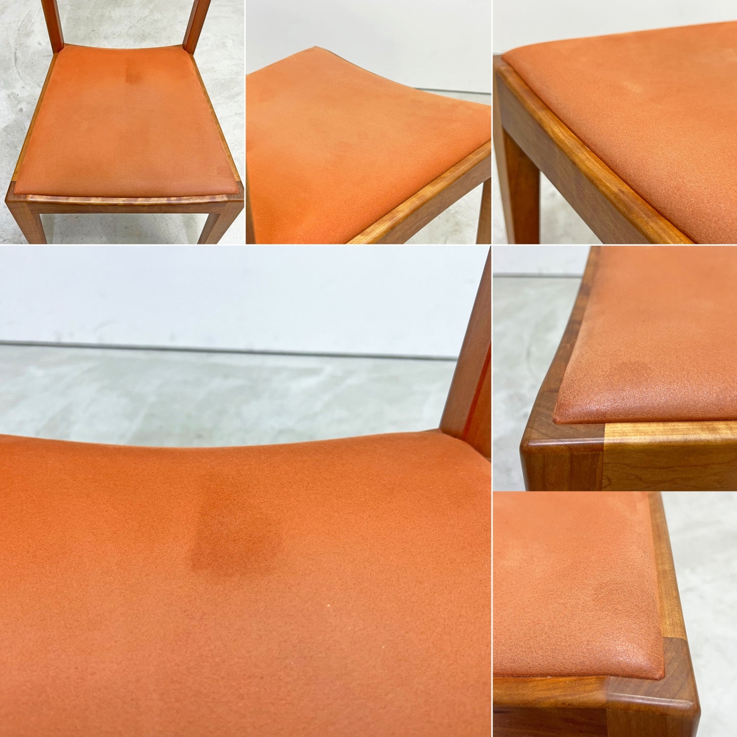 ウッドユウライクカンパニー WOOD YOU LIKE COMPANY ゼブラチェア ZEBRA CHAIR クッションタイプ チェリー材 定価￥90,200- ●