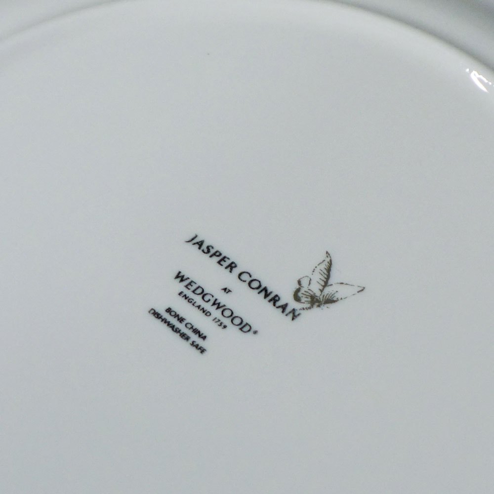 ウェッジウッド WEDGWOOD シノワズリ プラチナ スクエアプレート w23cm ジャスパーコンラン 英国製 A ◎