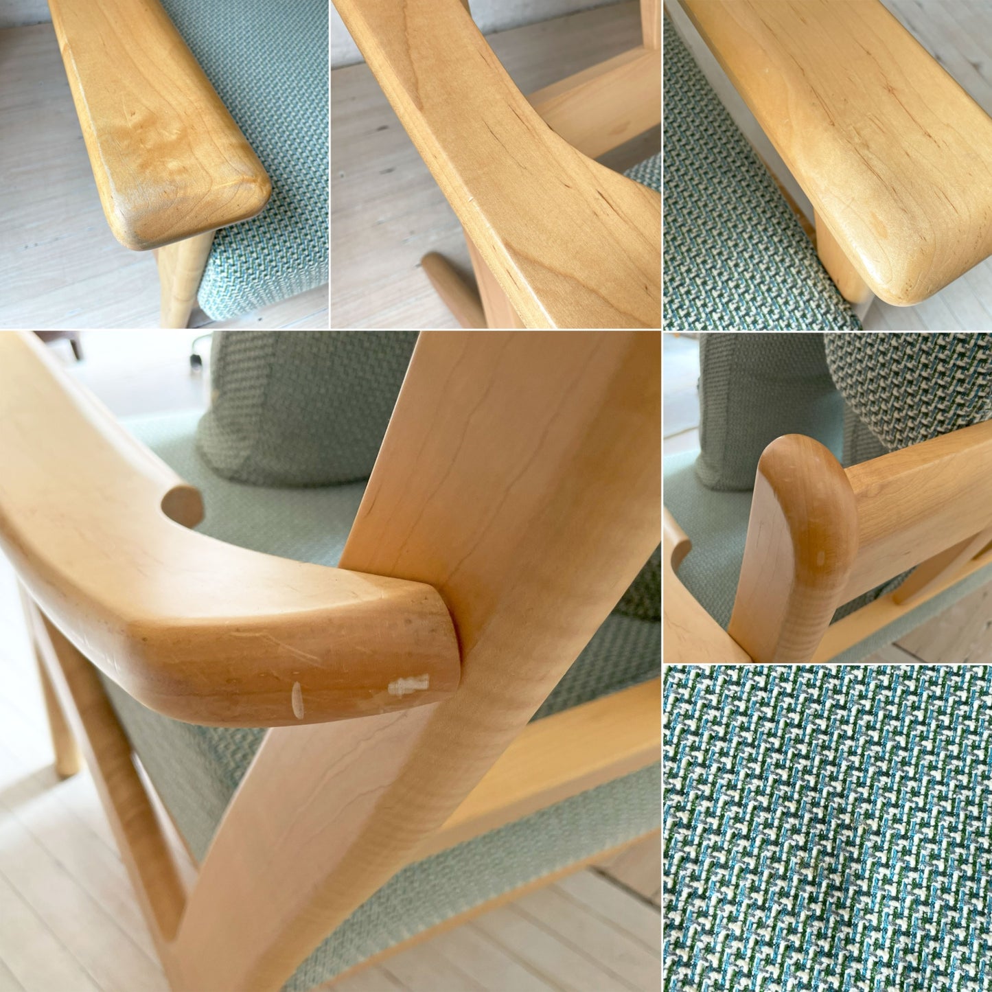 イバタインテリア Ibata interior メープルリッチ Maple Rich 3シーターソファ W178cm ヘッドレスト×2 飛騨家具 参考定価約43万円 ★