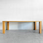 飛騨産業 HIDA クレセント 侭 ジン ダイニングテーブル ホワイトオーク無垢材 角ストレート脚 W220cm 参考定価￥321,200-