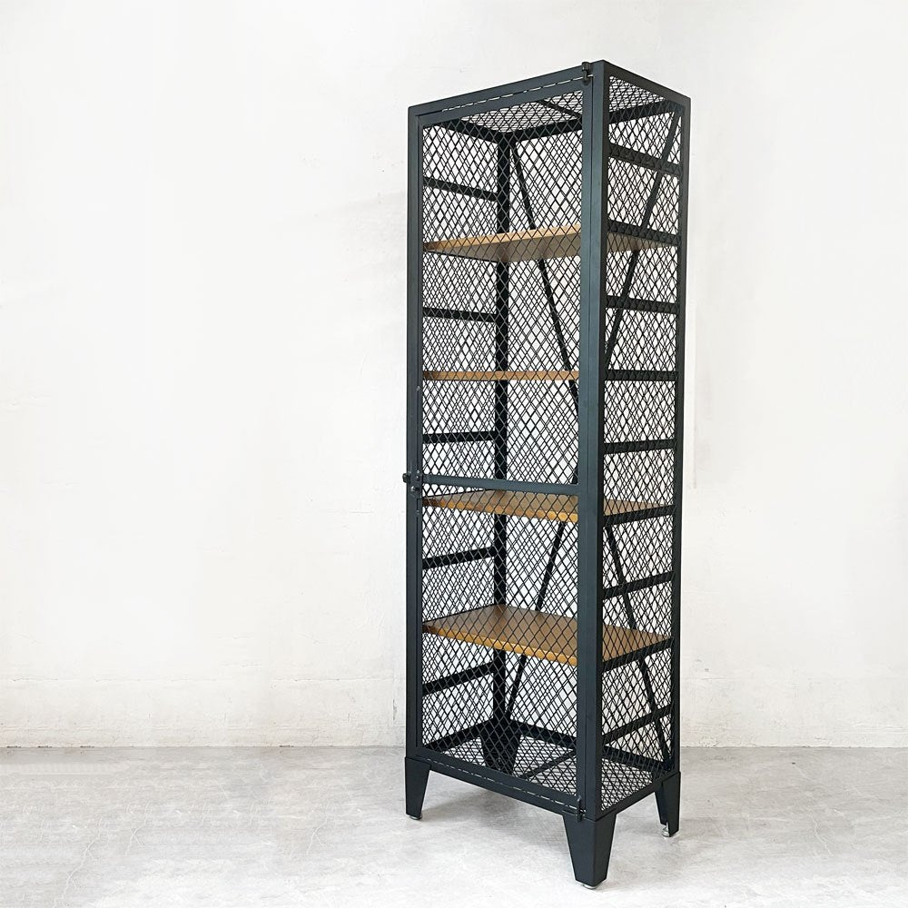 クラッシュゲート CRASH GATE ノットアンティークス CAGO カーゴ ロッカーキャビネット 570  メッシュキャビネット W57cm 棚板4枚 アジャスター付 関家具 インダストリアル 定価￥94,600- ★