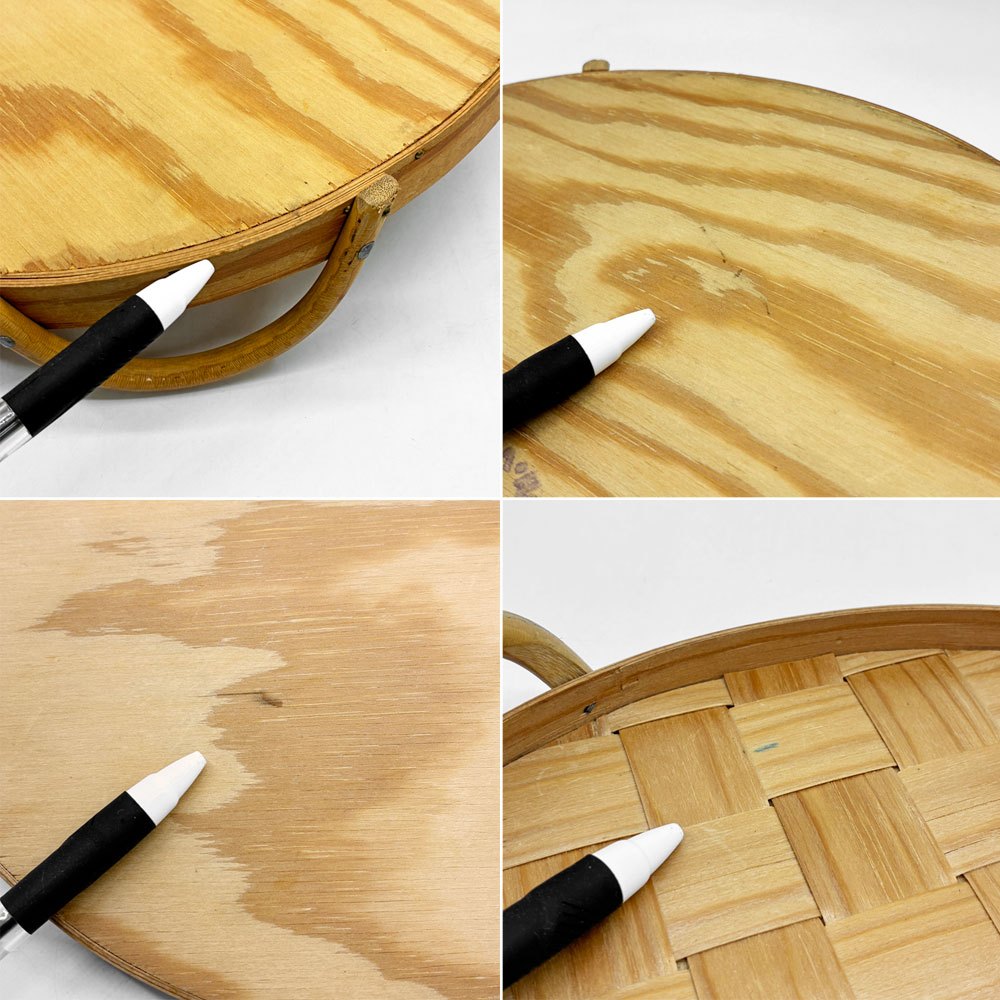 スポーンコリ Spånkorg  トレイ トレー 白樺 スウェーデン 伝統工芸品 ハンドメイド 北欧雑貨 ●