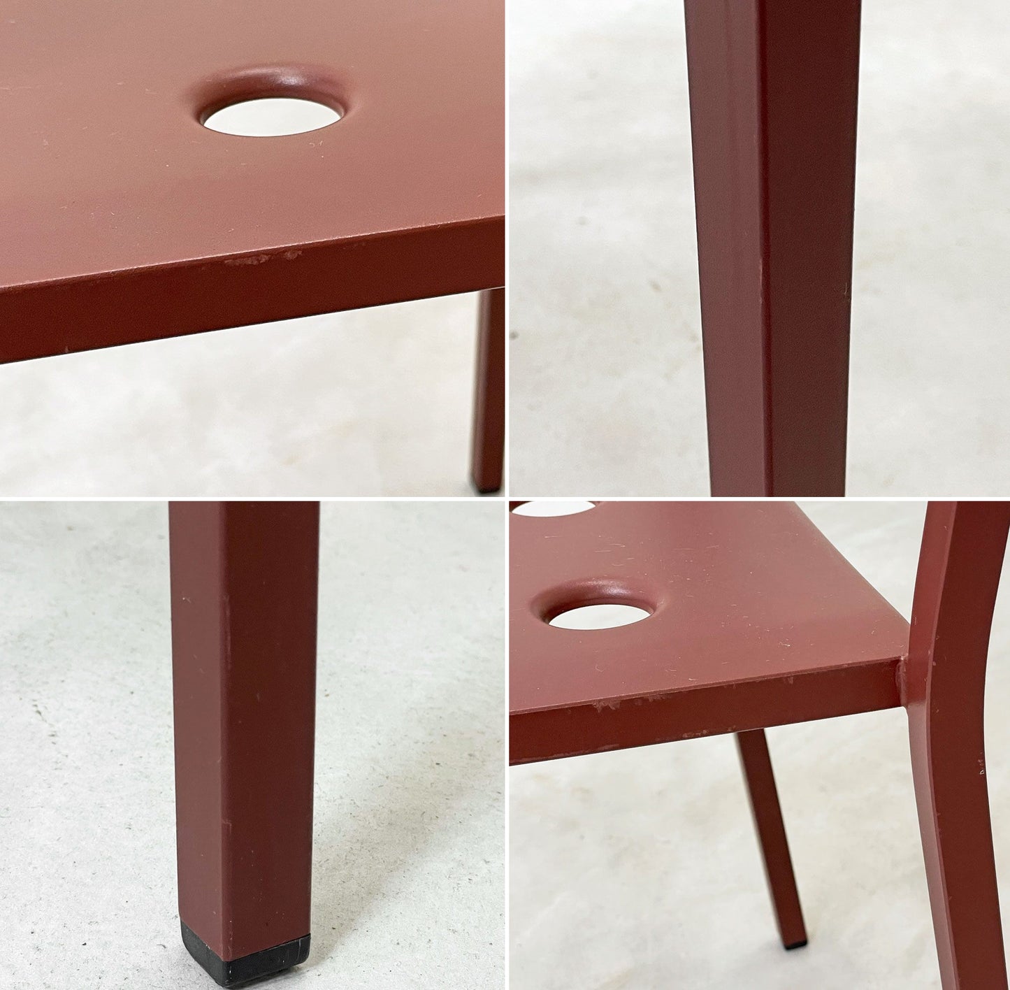 ヘイ HAY バルコニーチェア BALCONY CHAIR ダイニングチェア ガーデンチェア アイアンレッド ロナン＆エルワン・ブルレック 北欧 デンマーク C ●