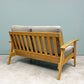 アーバンリサーチ ドアーズ DOORS LIVING PRODUCTS Bothy Modern Sofa 2Pソファ 2シーター オーク無垢材 ベージュ 定価￥113,300- ◎