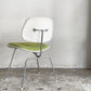 ハーマンミラー Herman Miller ツーピースプラスチックチェア Two Piece Plastic Chair DCM ホワイト グリーン ファブリック張替済 希少 ■
