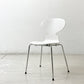 フリッツハンセン Fritz Hansen アントチェア ANT CHAIR アリンコチェア カラードアッシュ ホワイト 4本脚 アルネ・ヤコブセン デンマーク 北欧家具 ●